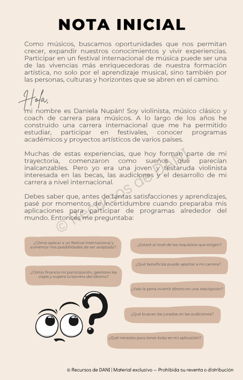 Antes de Hacer Maleta Festivales de Musica Internacionales