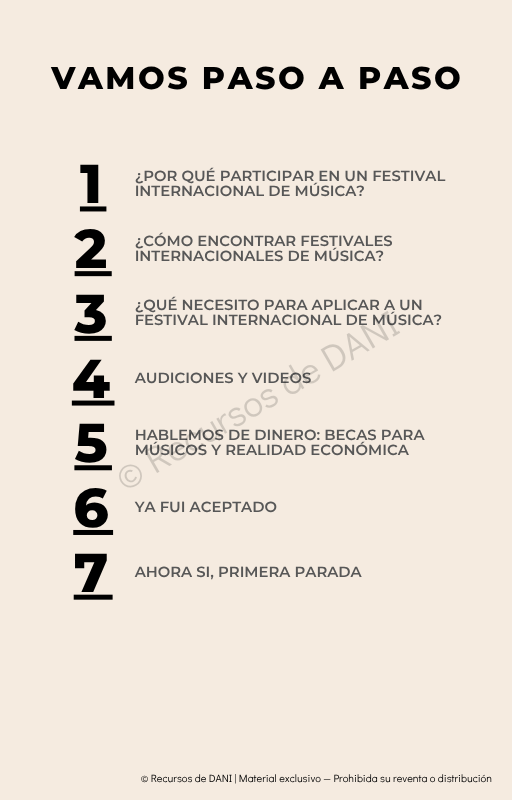 Antes de Hacer Maleta Festivales de Musica Internacionales